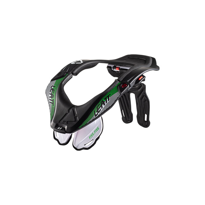 LEATT (2022/2023) neck brace 5.5 NECK BRACE BLACK color black/white/green size L/XL