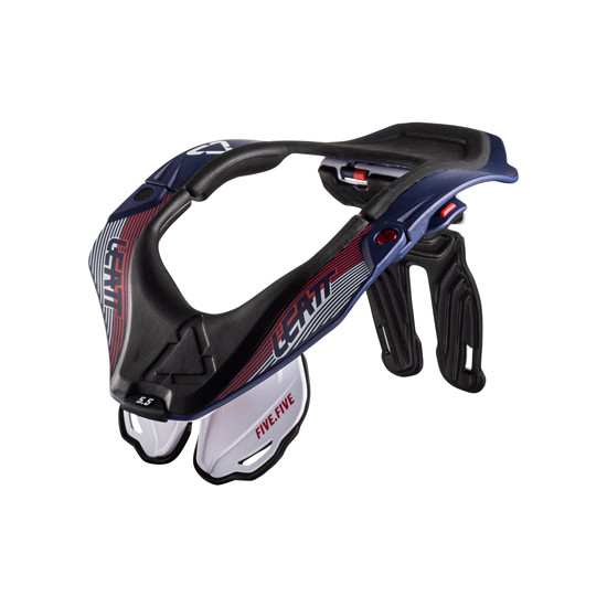 LEATT (2022/2023) neck brace 5.5 NECK BRACE ROYAL color black/white/dark blue size S/M