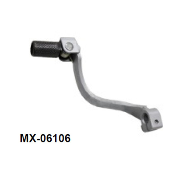 PSYCHIC GEAR SHIFT LEVER SUZUKI RM 125 '89-'08, (OEM: 25600-27C05 25600-27C06) (STEEL) COLOR GREY