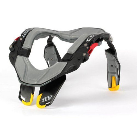 LEATT (2022/2023) kaklo apsauga STX ROAD NECK BRACE spalva geltona/pilka/juoda dydis L/XL