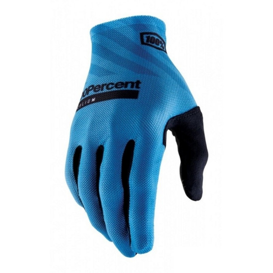 100 PERCENT CROSS / ENDURO / MTB PIRŠTINĖS CELIUM SLATE BLUE SPALVA MĖLYNA / BALTA XL DYDIS - SPECIALUS PASIŪLYMAS