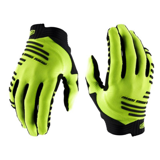 100 PERCENT CROSS / ENDURO / MTB PIRŠTINĖS R-CORE FLUO GELTONOS M DYDIS - SPECIALUS PASIŪLYMAS