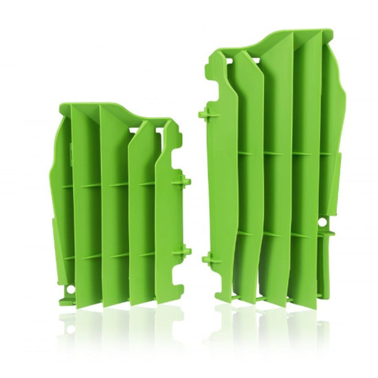UFO RADIATOR GUARDS (GRILLES) KAWASAKI KXF 450 '16-'23 COLOR GREEN