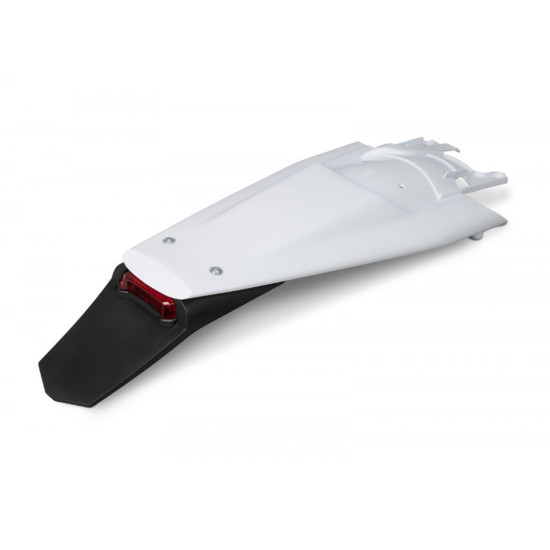 UFO GALINIS SPARNAS HUSQVARNA TE 150 / 250 / 300 '24-'26, FE 250 / 350 / 450 / 501 '24-'26, SPALVA BALTA (SU LED ŽIBINTU