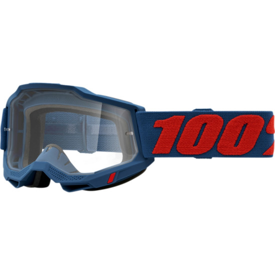 100 PERCENT ACCURI 2 ODEON AKINIAI - SKAIDRŪS LĘŠIAI - MĖLYNI / RAUDONI SKAIDRŪS LĘŠIAI