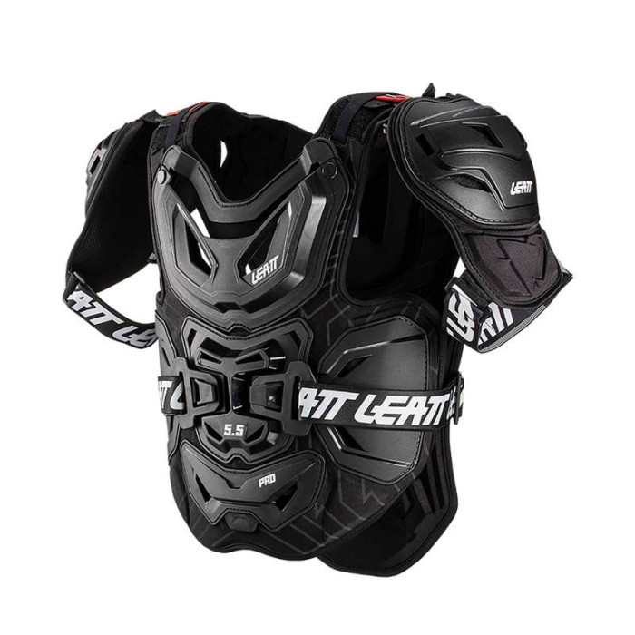 LEATT (2022/2023) chest protector CHEST PROTECTOR 5.5 PRO BLACK color black size universal