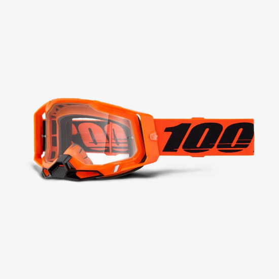 100 PROCENTŲ IŠPARDAVIMAS RACECRAFT 2 NEON ORANŽINIAI AKINIAI - SKAIDRŪS LĘŠIAI ORANŽINIAI / JUODI SKAIDRŪS LĘŠIAI