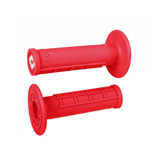 ODI OFF ROAD GRIPS HALF WAFFLE MX SINGLE PLY GRIP RED