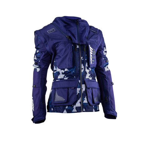LEATT (2023) striukė MOTO 5,5 ENDURO JACKET BLUE spalva tamsiai mėlyna dydis M