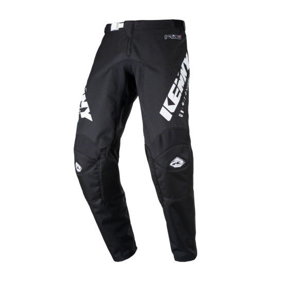 KENNY RACING PANTS CROSS / ENDURO MODEL TRACK FOCUS KID / JUNIOR RAW BLACK COLOUR BLACK / WHITE SIZE 28 (12 YEARS)
