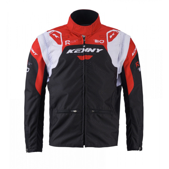KENNY RACING ADVENTURE/ENDURO JACKET MODEL ADVENTURE RED COLOUR BLACK / RED / WHITE SIZE M