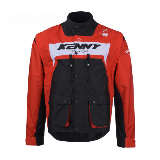 KENNY RACING NUOTYKIŲ/ENDURO STRIUKĖ TRAKINIAM TINKLUMUI, RAUDONA SPALVA, JUODA / RAUDONA / BALTA, XL DYDIS