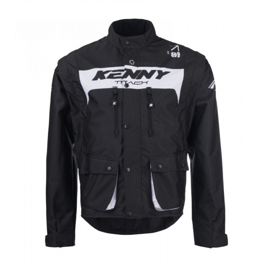 KENNY RACING ADVENTURE/ENDURO JACKET TRACK BLACK/WHITE SIZE XXXL