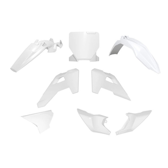 RACETECH (RTECH) PLASTIKO RINKINYS HUSQVARNA TC 85 '25 COLOR BALTA