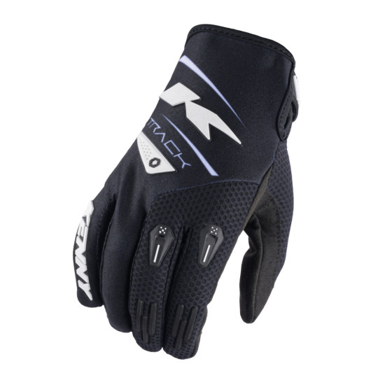 KENNY RACING KROSO / ENDURO PIRŠTINĖS TREKAI VAIKAMS / JAUNIMUI JUODA SPALVA JUODA / BALTA XL DYDIS (8 METŲ)