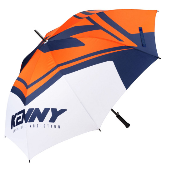 KENNY RACING UMBRELLA WHITE / ORANGE / BLUE