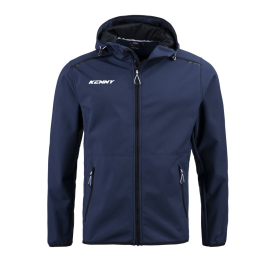 KENNY RACING RAIN JACKET SOFTSHELL MODEL CORE NAVY COLOR BLUE SIZE S