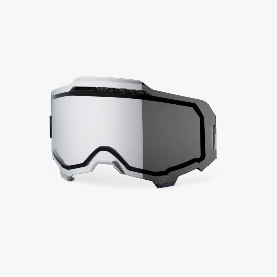 100 PERCENT ARMEGA / ARMATIC REPLACEMENT LENS - DUAL PANE VENTED SILVER LENS - LENS / DOUBLE PANE VENTED FOR ARMEGA GOGG