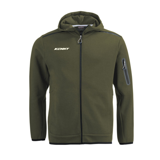 KENNY RACING HOODIE CORE KAKI GREEN SIZE L