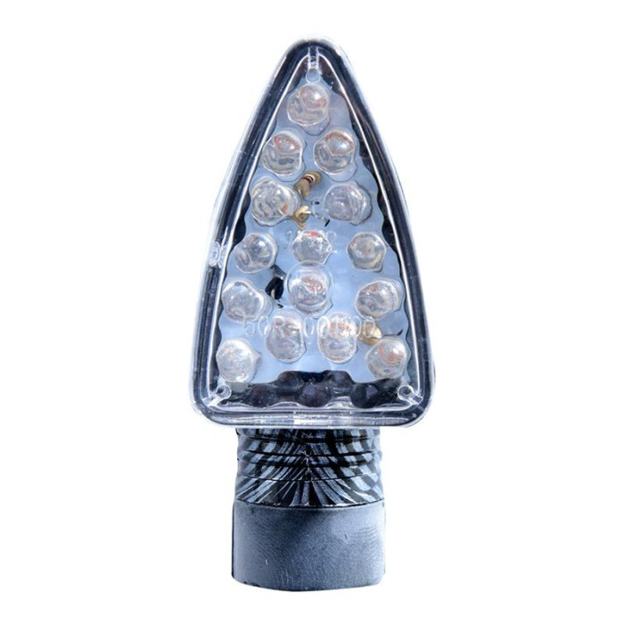OXFORD turn signal (CE) LED ARROW - with resistors, color carbon, short mounting