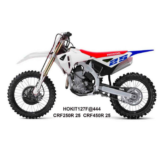 UFO 2025/11 PLASTIKINIS KOMPLEKTAS (PILNAS) SU TELESKOPU (AMORTIZATORIUMI) DANGTELIAIS HONDA CRF 250 R / 450 R '25-'26 S