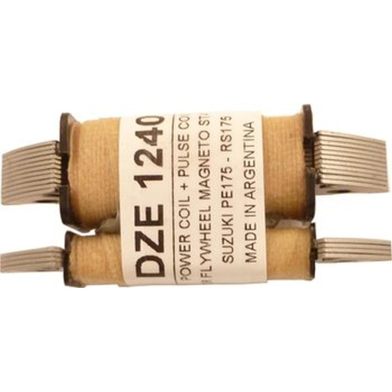 DZE 2022/08 ignition coil (reel) SUZUKI PE 175 '78-84, RS 175 '80-82 (OEM 32150-40520 + 32140-39160)