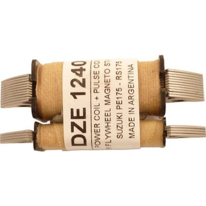 DZE 2022/08 ignition coil (reel) SUZUKI PE 175 '78-84, RS 175 '80-82 (OEM 32150-40520 + 32140-39160)