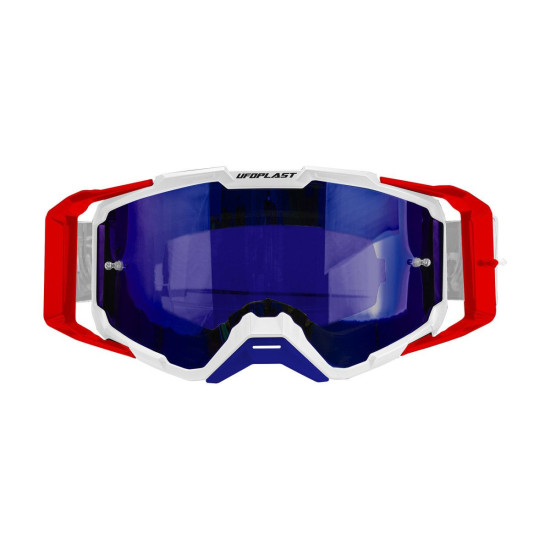 UFO GOGGLES CORE 2.0 COLOR WHITE / RED BLUE LENS - COLLECTION 2025 / 2026