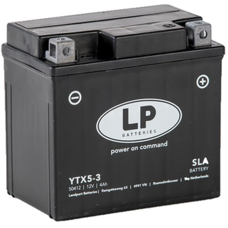 LANDPORT battery YTX5-3 (YTX5L-BS) 12V 4AH (113X70X105MM) SLA filled