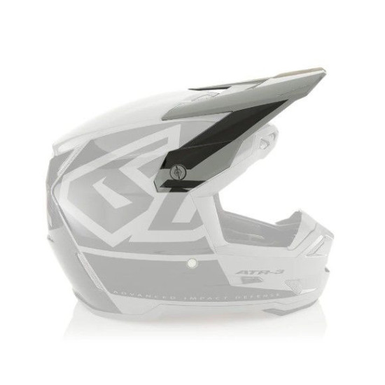 6D HELMETS REPLACEMENT VISOR - HELMET VISOR FOR ATR-3 HEX GLOSS NEON ORANGE