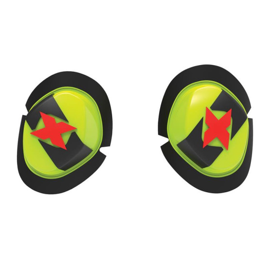 OXFORD SLIDERS FOR ICON LEATHER SUIT COLOR BLACK / FLUO YELLOW