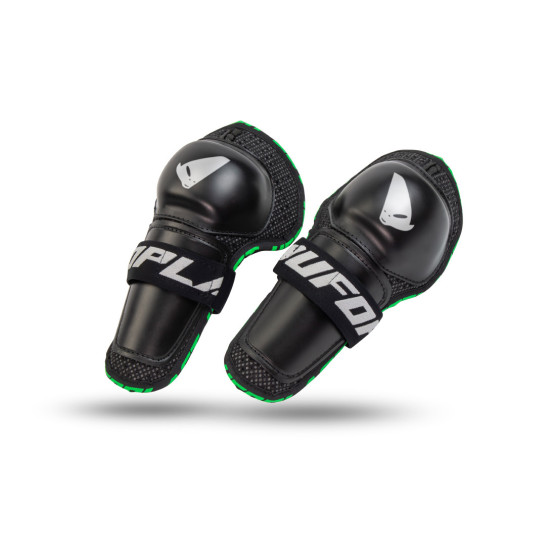UFO KNEE PADS ALCOR KNEE PROTECTORS CHILDREN / JUNIOR / KID UNIVERSAL SIZE BLACK COLOR