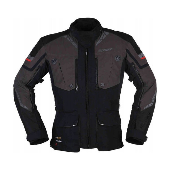 MODEKA PANAMERICANA II JACKET COLOR BLACK-DARK GREY SIZE L