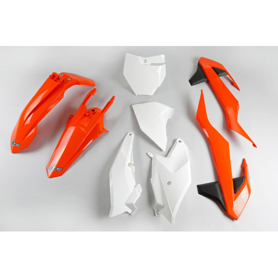 UFO PLASTIC SET KTM SX 85 '18-'24 OEM COLOR '18 (ORANGE / BLACK / WHITE)