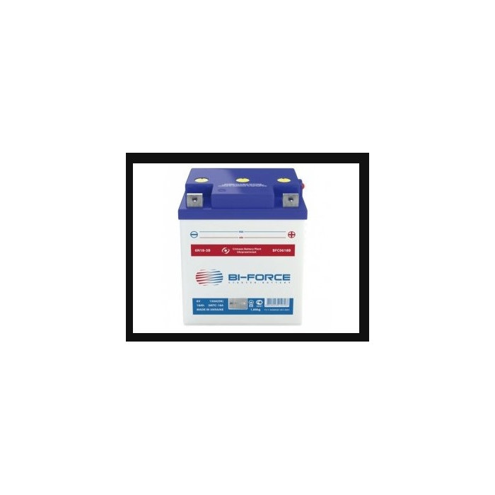 BI-FORCE battery 6N18-3B 6V 18AH 150A [EN] 122X87X140
