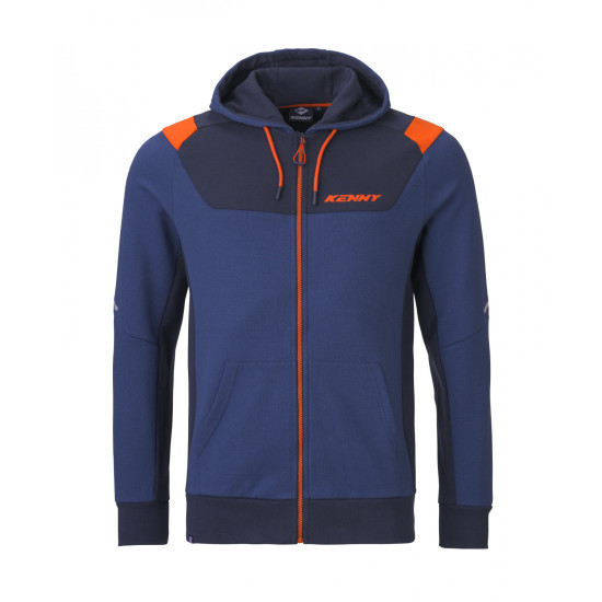 KENNY RACING HOODIE PADDOCK NAVY BLUE SIZE XXXL
