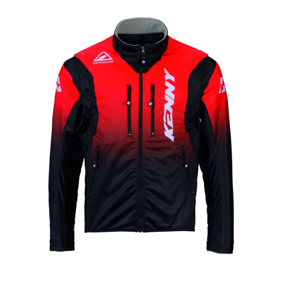 KENNY RACING JACKET ADVENTURE / ENDURO SOFTSHELL RED COLOR RED SIZE M