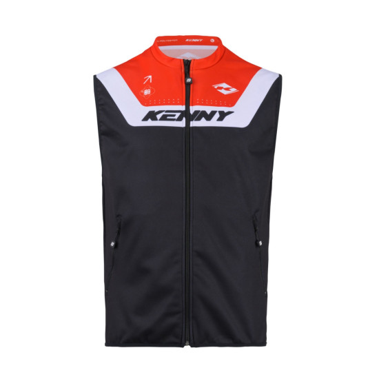 KENNY RACING VEST BLACK / ORANGE / WHITE SIZE XXL
