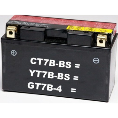 MOTO-POWER battery CT7B-BS (YT7B-BS) Electrolyte filler separately UE2019/1148