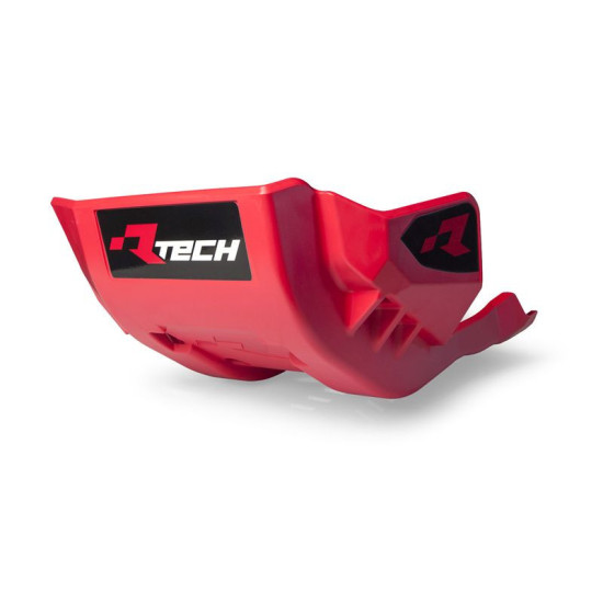 RACETECH (RTECH) 2025/12 TECHNOPOLYMER ENGINE COVER HONDA CRF 450 R / RX / RWE '21-'24, CRF 250 R / RX '22-'24 RED