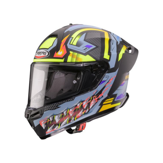 CABERG UŽDARAS ŠALMAS ROXTER HUNTER SPALVA MATINIS JUODA / PILKA / FLUO GELTONA DYDIS XS