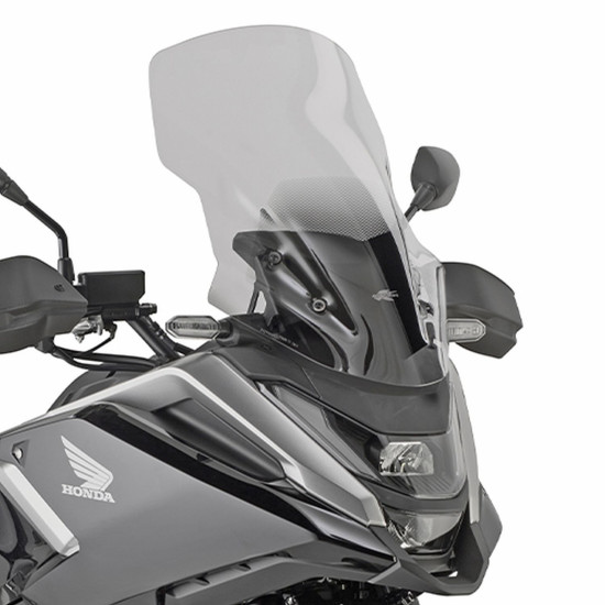 KAPPA 2026/03 PRIEKINIS STIKLAS HONDA NC 750 X '25-, (52,5 X 37 CM) SKAIDRUS (12,5 CM AUKŠTESNIS UŽ ORIGINALŲ)