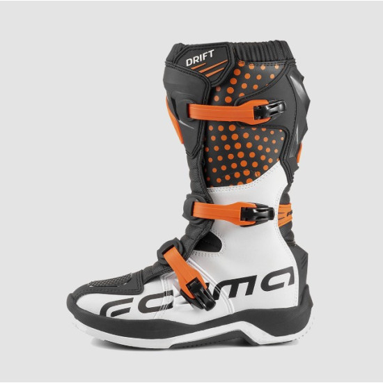 FORMA CROSS DRIFT SHOES COLOR BLACK / ORANGE / WHITE SIZE 43