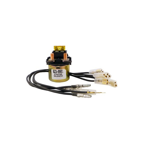 DZE starter relay universal (150A) round KABLAMI with fuse