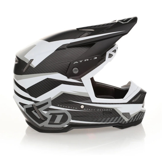 6D HELMETS CROSS / ENDURO HELMET MODEL ATR-3 RIVAL MATTE WHITE FIM (FRHPhe-02) COLOR WHITE SIZE L