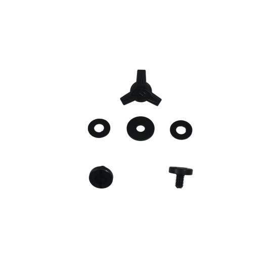 6D HELMETS PARTS ATR-3 VISOR SCREW KIT BLACK
