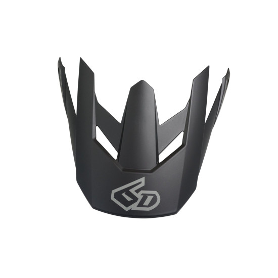 6D HELMETS REPLACEMENT VISOR - VISOR FOR ATR-3 HELMET SOLID GLOSS BLACK, MATTE BLACK,