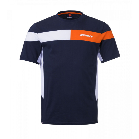 KENNY RACING T-SHIRT MODEL RACING COLOR BLUE / ORANGE / WHITE SIZE M