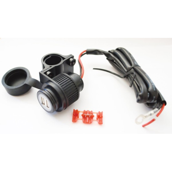 NACHMAN charging socket with two waterproof USB (EL)