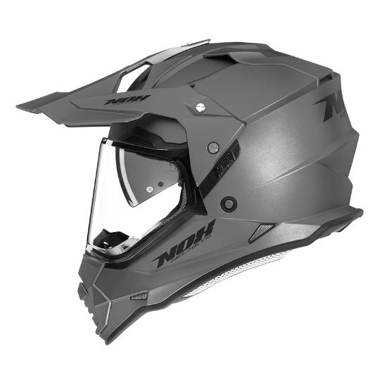 NOX DUOSPORT DUAL ALL NETWORK / TRAIL ŠALMAS N312 SOLID SU SKYDELIU IR SVIESELIU, TITANO MATINIS, DYDIS S